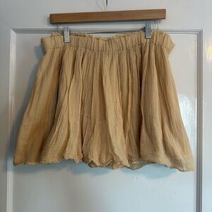 Mes Demoiselles Paris Gauze Cotton Mini Skirt